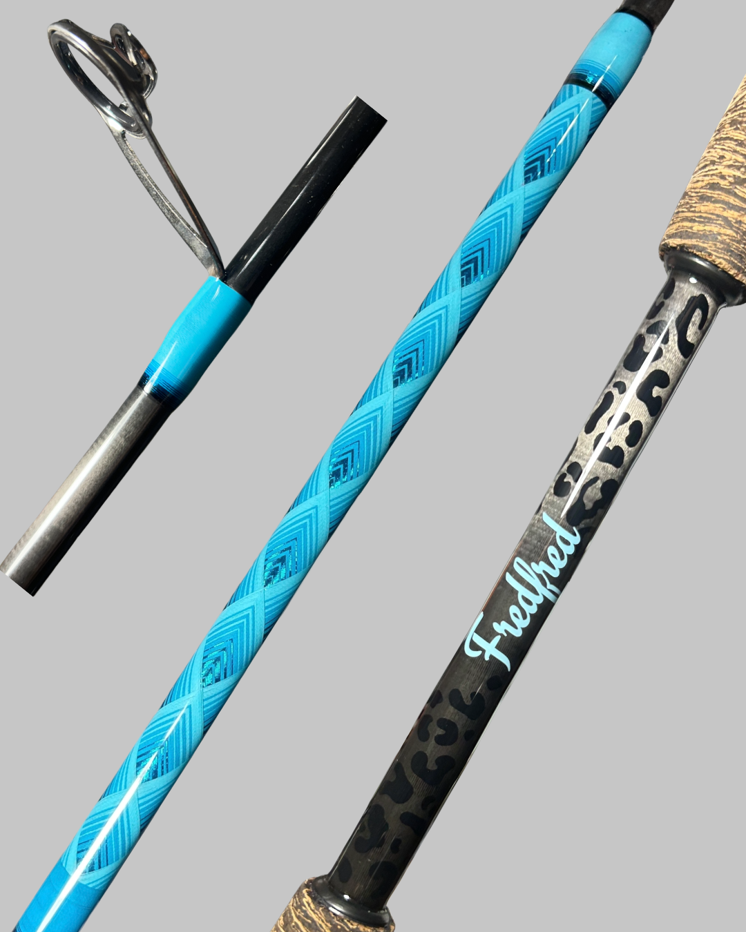 mtz custom fishing rods Spinning Pre-Built Rod 7'6 ml Fast (Plastics & Swimbaits) 1 piece Designed for Detroit River vertical jigging United Composites USA Rods